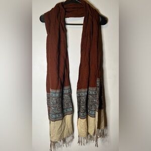 Long boho scarf